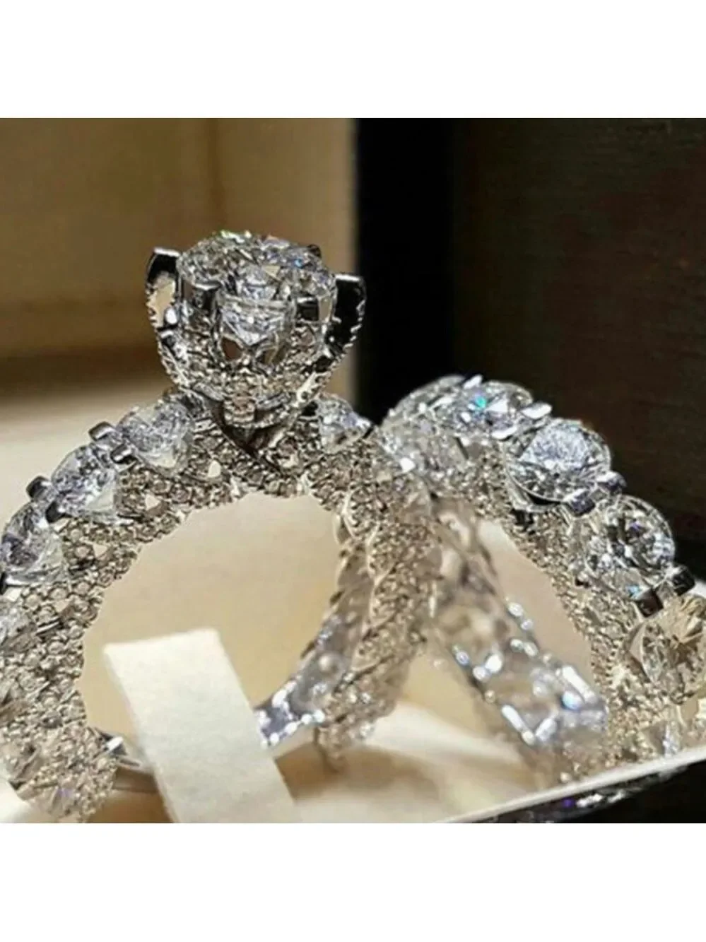 925 INFINTY WEDDING RING SIZE